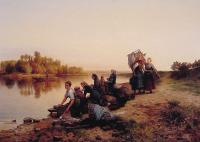 Daniel Ridgway Knight - Wash Day